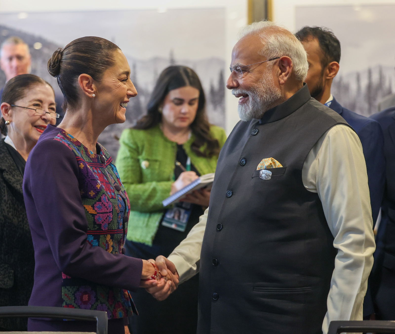 President of Mexico, Ms. Claudia Sheinbaum Pardo on the sidelines of 51st G7 Summit at Kananaskis (1).jpeg